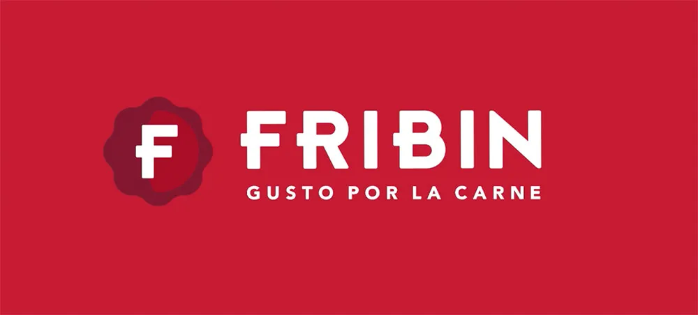 FRIBIN branding logotipo gusto por la carne