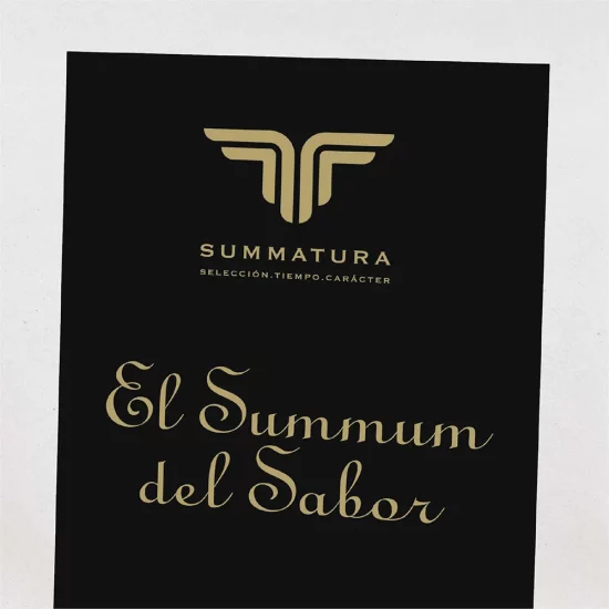 SUMMATURA branding mockup portada tríptico